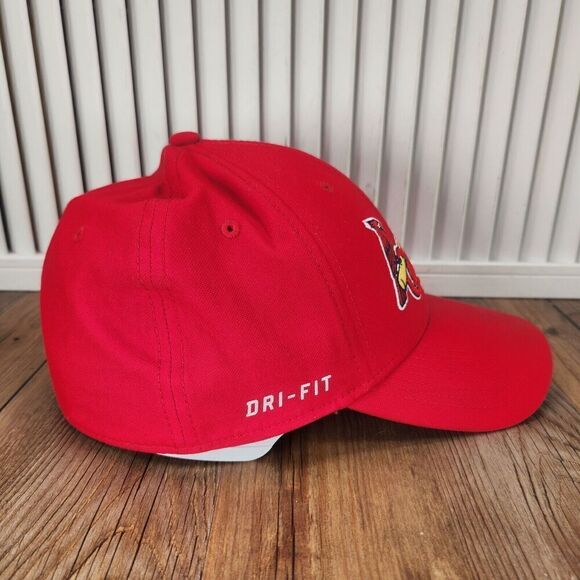 Nike Dri-Fit St. Louis Cardinals Hat Cap Fitted Stretch Red Mens MLB Legacy91 - Picture 4 of 12